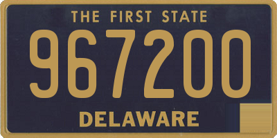 DE license plate 967200