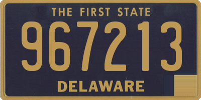 DE license plate 967213