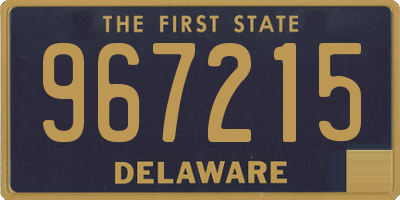 DE license plate 967215