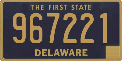 DE license plate 967221