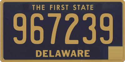 DE license plate 967239