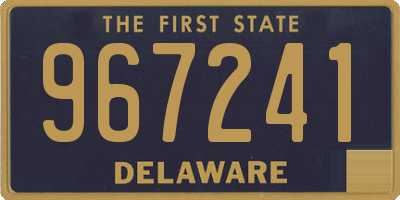 DE license plate 967241