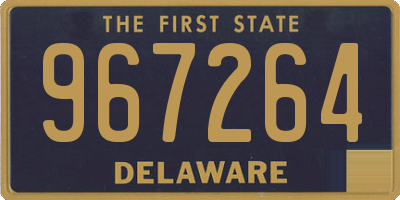 DE license plate 967264