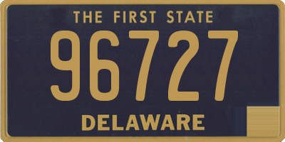 DE license plate 96727