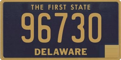 DE license plate 96730