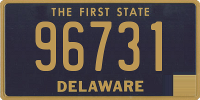 DE license plate 96731