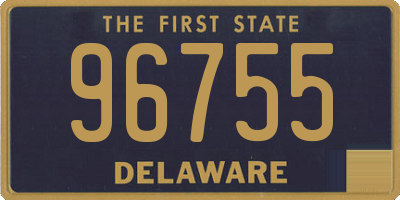 DE license plate 96755