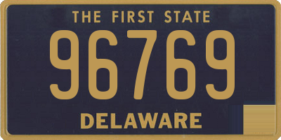 DE license plate 96769