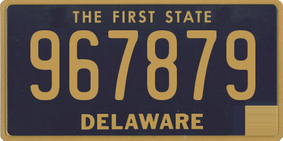 DE license plate 967879