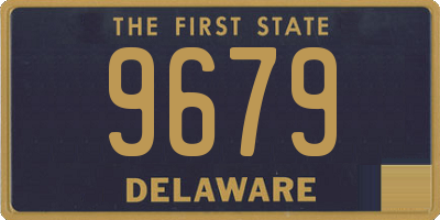 DE license plate 9679