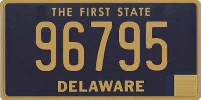 DE license plate 96795