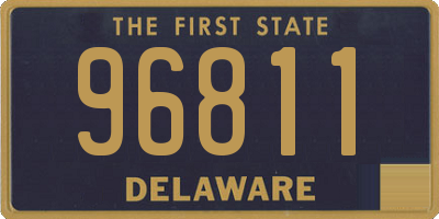 DE license plate 96811