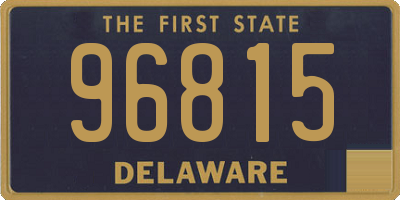 DE license plate 96815