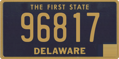 DE license plate 96817