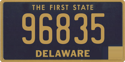 DE license plate 96835