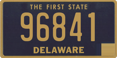 DE license plate 96841