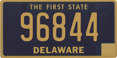 DE license plate 96844