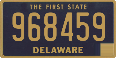 DE license plate 968459