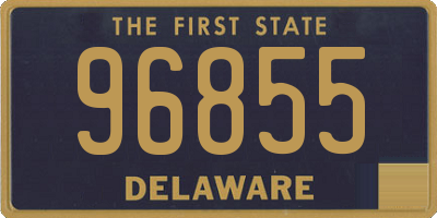 DE license plate 96855