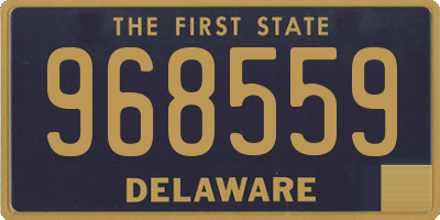 DE license plate 968559