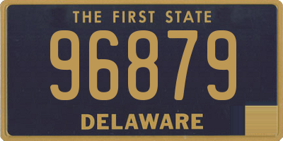 DE license plate 96879