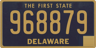 DE license plate 968879