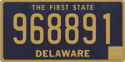 DE license plate 968891