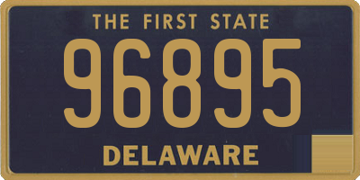 DE license plate 96895