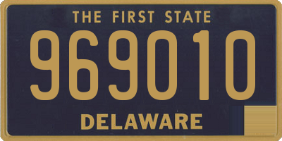 DE license plate 969010