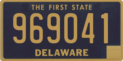 DE license plate 969041