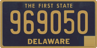 DE license plate 969050