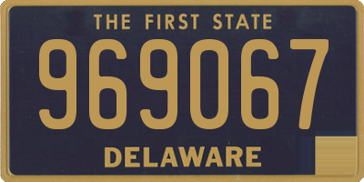 DE license plate 969067