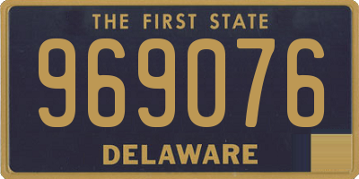 DE license plate 969076