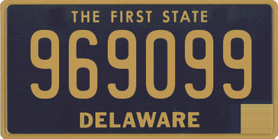 DE license plate 969099