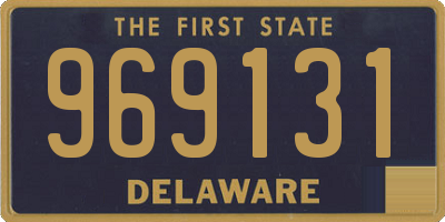 DE license plate 969131