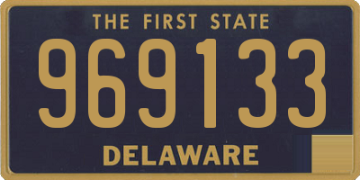 DE license plate 969133