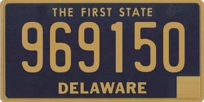 DE license plate 969150
