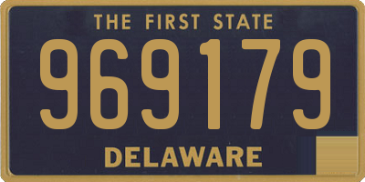 DE license plate 969179