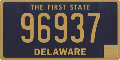 DE license plate 96937