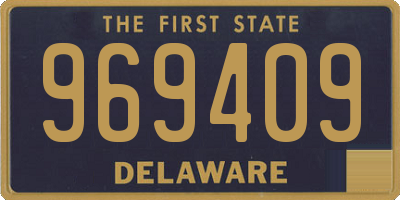DE license plate 969409