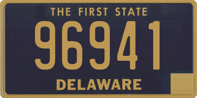 DE license plate 96941