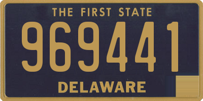 DE license plate 969441