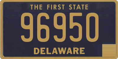 DE license plate 96950