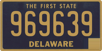 DE license plate 969639