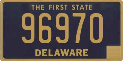 DE license plate 96970