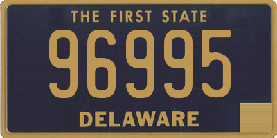 DE license plate 96995