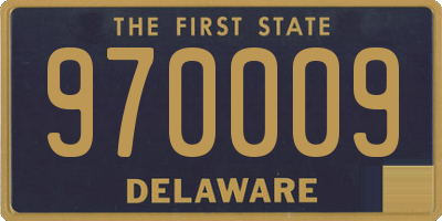 DE license plate 970009