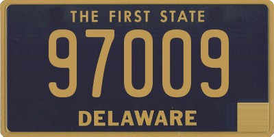DE license plate 97009