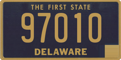 DE license plate 97010