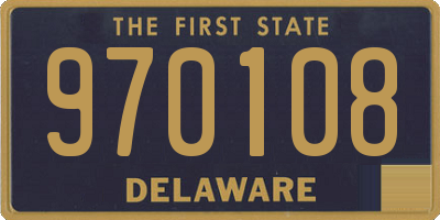 DE license plate 970108